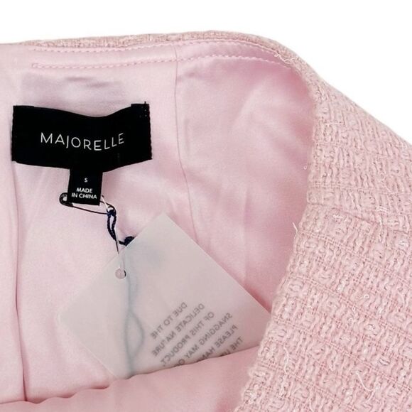NWT MAJORELLE Danna Mini Skirt in Baby Pink - Picture 7 of 7